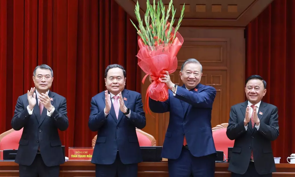 Ông Tô Lâm tái đắc cử Tổng Bí thư